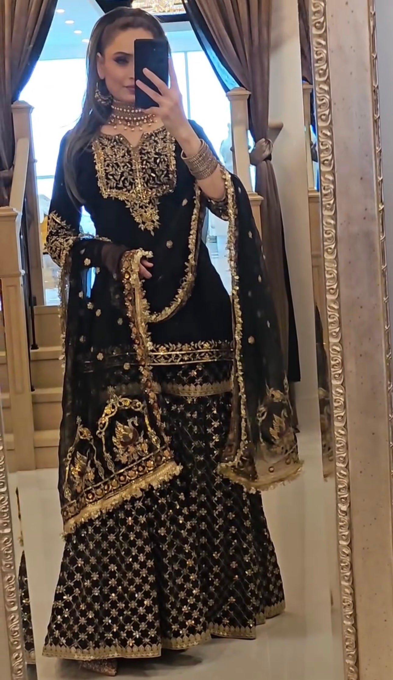 Designer Georgette Suit with Stunning Sequin Embroidery Work – Festive & Party Wear