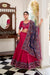 Pink Tassar Silk Lehenga Choli with Gamthi Print Dupatta for Navratri