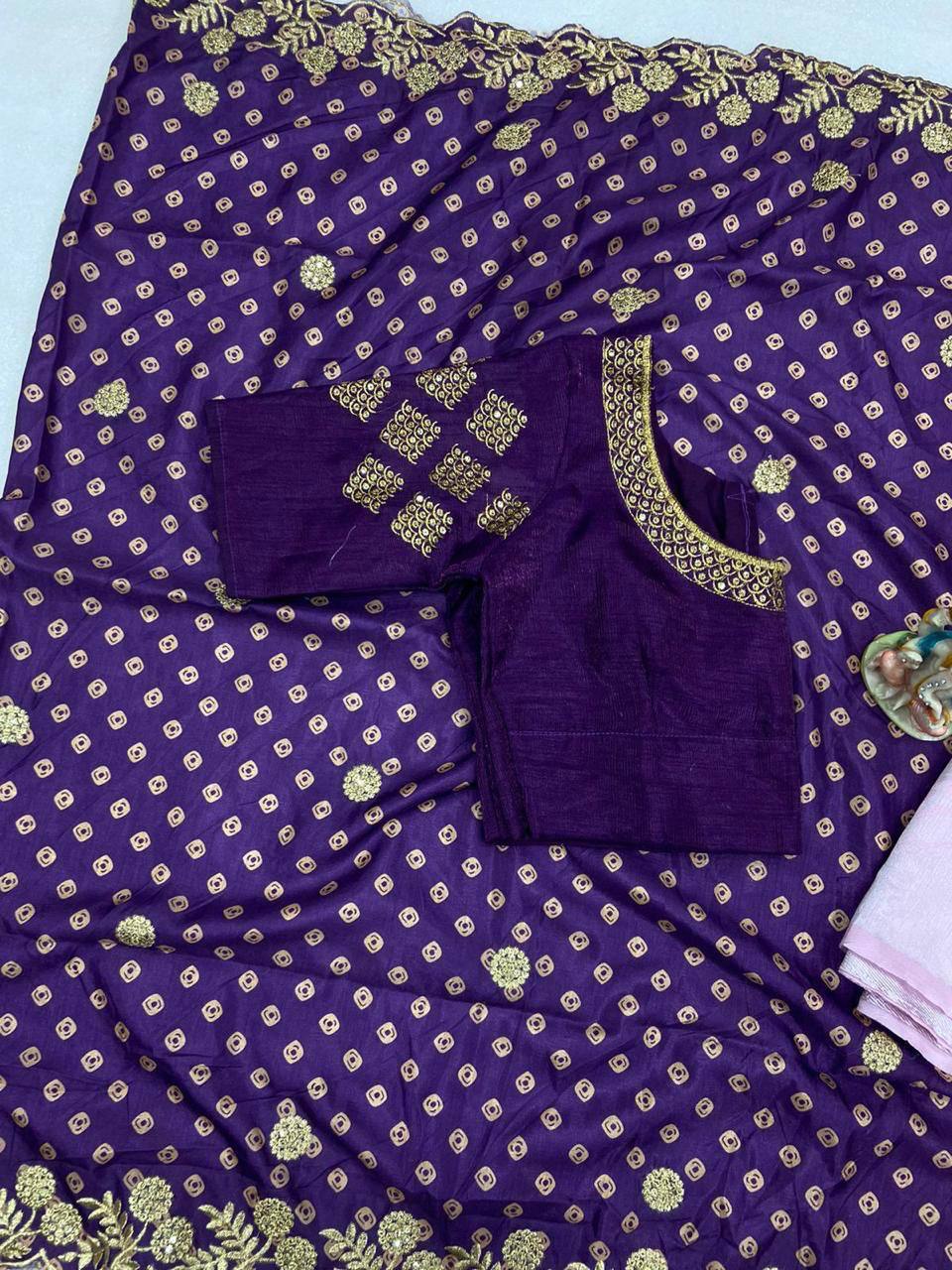 Light Pink Kanchipuram Silk Lehenga Choli with Zari Weaving Dupatta