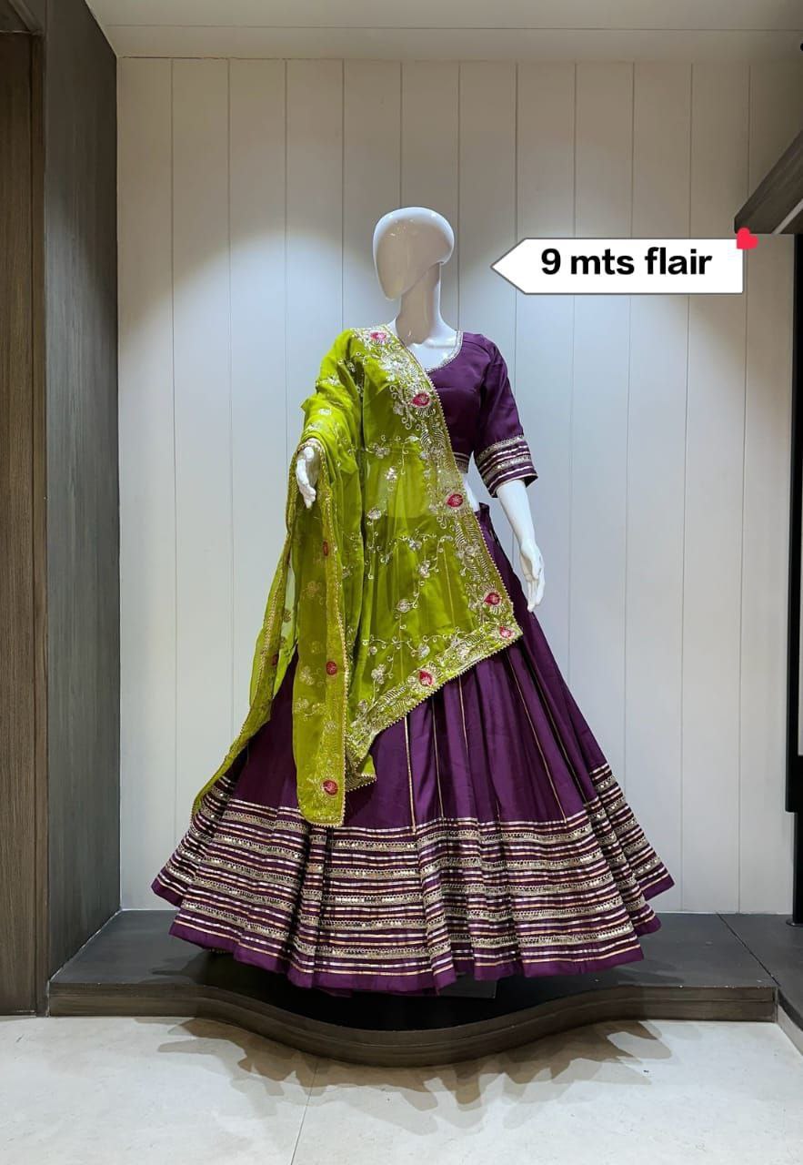Chaniya Choli, Roman Silk Chaniya Choli, Heavy Dupatta Chaniya Choli, Chandrakala Choli, Navratri Chaniya Choli, Indian Ethnic Wear, Traditional Ghagra Choli, Dandiya Outfit, 9 Meter Flare Chaniya Choli, Vintage Dupatta, Designer Chaniya Choli, Gujarati Lehenga Choli