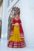 Designer Pure Chanderi Mustard Yellow Bridal Lehenga Choli with Zari Weaving Work & Dupatta