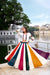 Multicolor Stripe Kutchi Mirror Hand Work Chaniya Choli for Navaratri