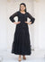 Designer Fox Georgette Embroidered Gown | Party Wear Dress Drape Dress