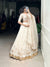 Gleaming Silver Elegance Sequins & Foil Work Lehenga Set