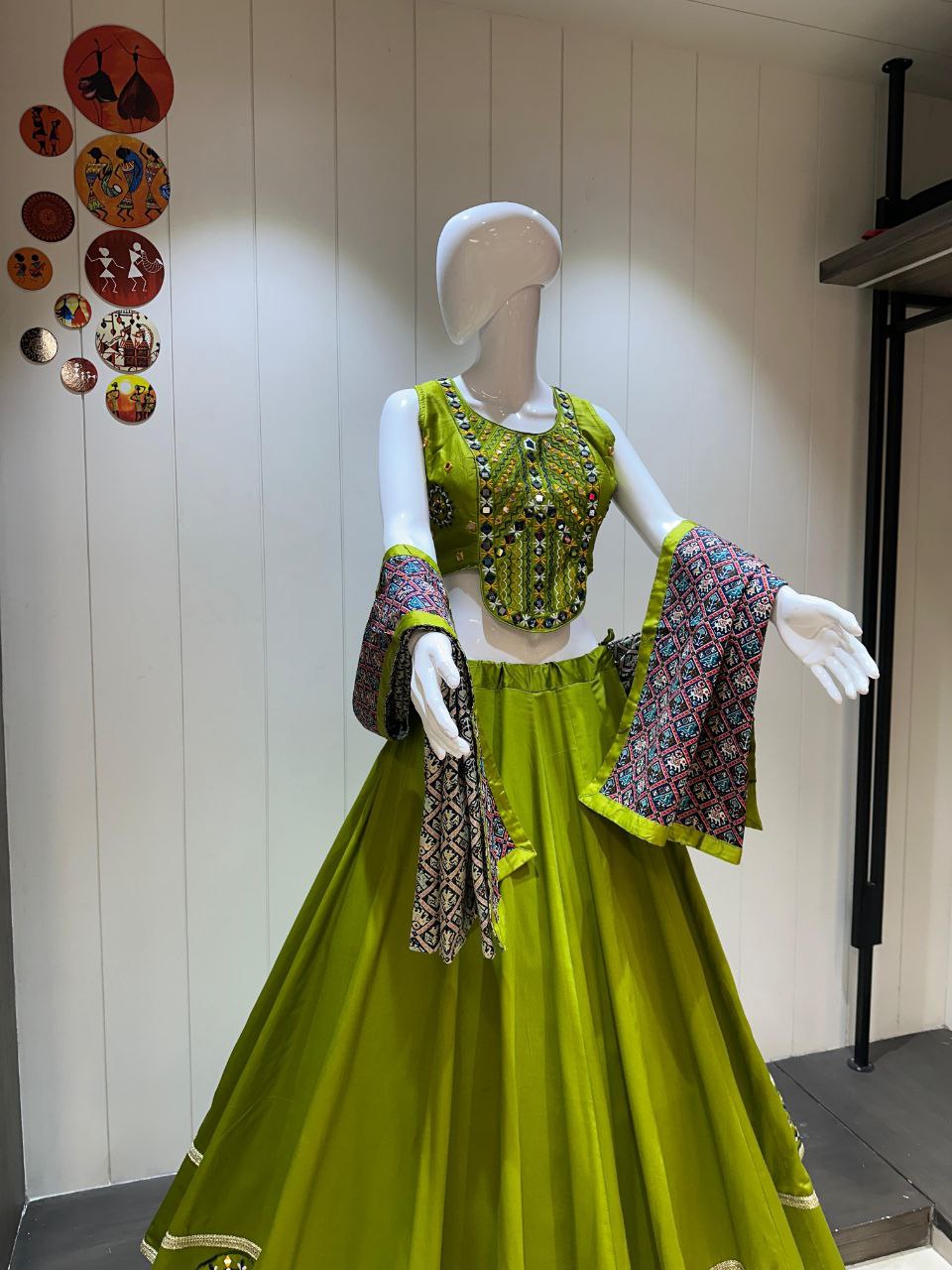 Jaam Cotton Chaniya Choli With Handwork Concept