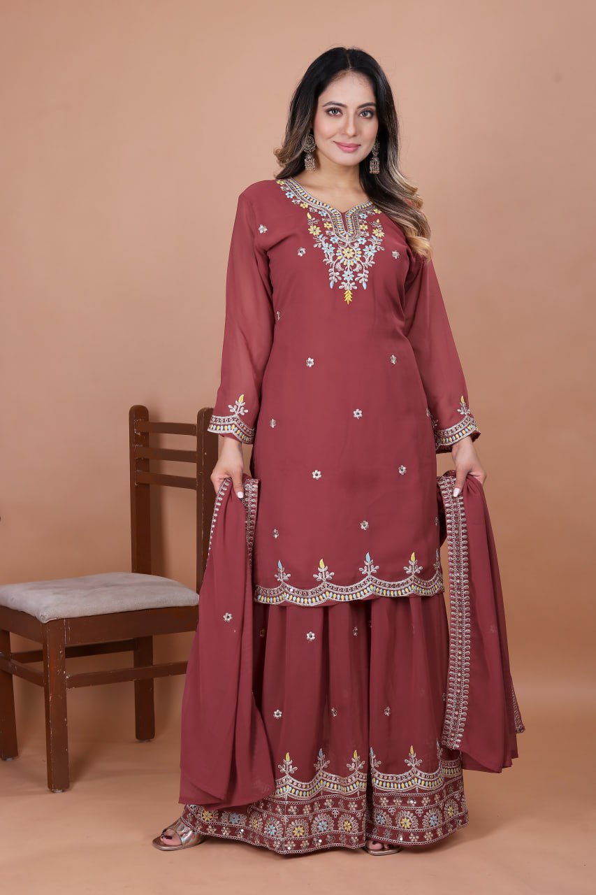 KURTI WITH SHARARA