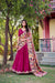 Pink Designer Wedding Lehenga Choli with Foil Print & Dupatta