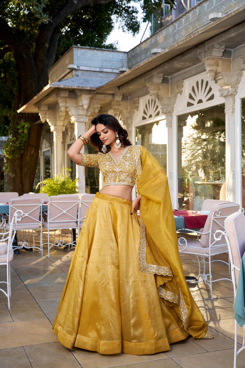 Designer Luxury Goldie Party Wear Lehenga Choli