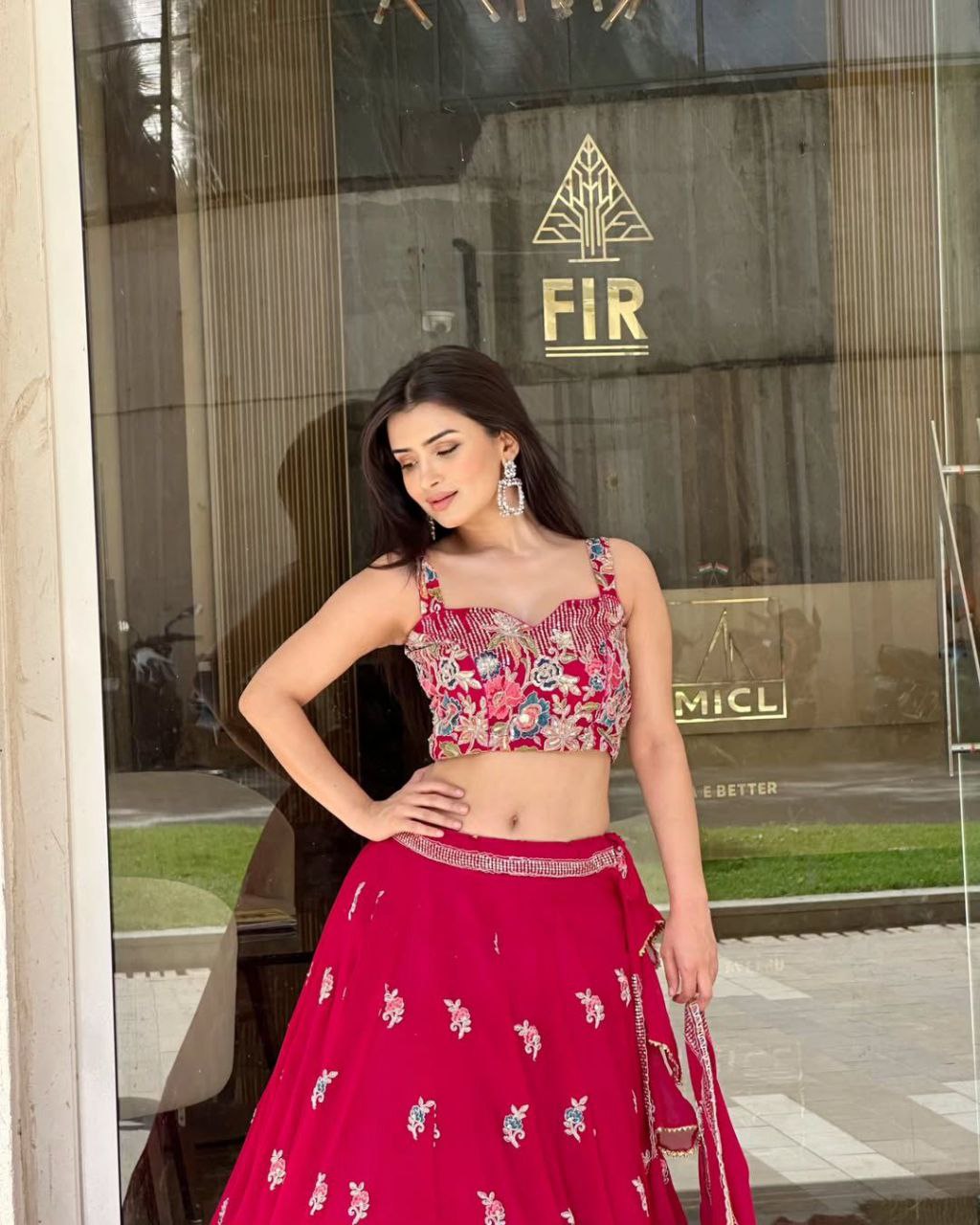 Georgette Lehenga, Sequin Thread Lehenga, Coding Dori Work Choli, Full Stitch Lehenga, Lehenga with Cancan, Micro Inner Lehenga, Party Wear Lehenga, Indian Ethnic Wear, Wedding Lehenga, Dupatta with Lace Border, 3 Meter Flare Lehenga, Designer Lehenga Set, Unstitched Choli