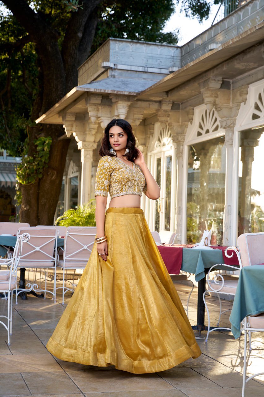 Designer Luxury Goldie Party Wear Lehenga Choli