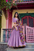 Lavender Designer Wedding Lehenga Choli with Foil Print & Dupatta