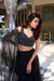 Luxury Black Wedding Lehenga Choli with Pearl