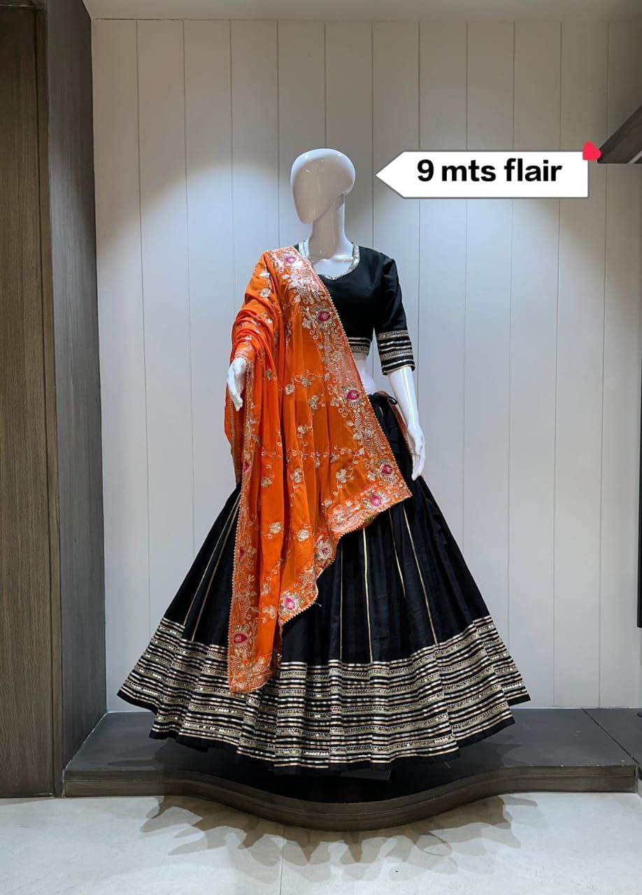 Chaniya Choli, Roman Silk Chaniya Choli, Heavy Dupatta Chaniya Choli, Chandrakala Choli, Navratri Chaniya Choli, Indian Ethnic Wear, Traditional Ghagra Choli, Dandiya Outfit, 9 Meter Flare Chaniya Choli, Vintage Dupatta, Designer Chaniya Choli, Gujarati Lehenga Choli