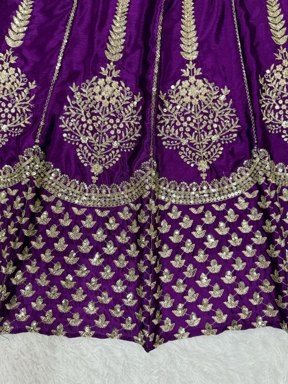 Chinon Silk Lehenga, Sequin Lehenga Choli, Thread Work Lehenga, Full Stitch Lehenga, Lace Border Dupatta, Side Zip Lehenga, 3 Meter Flair Lehenga, Unstitched Blouse, Wedding Wear Lehenga, Festive Ethnic Wear, Lightweight Lehenga Choli, Designer Lehenga Set, Traditional Indian Outfit