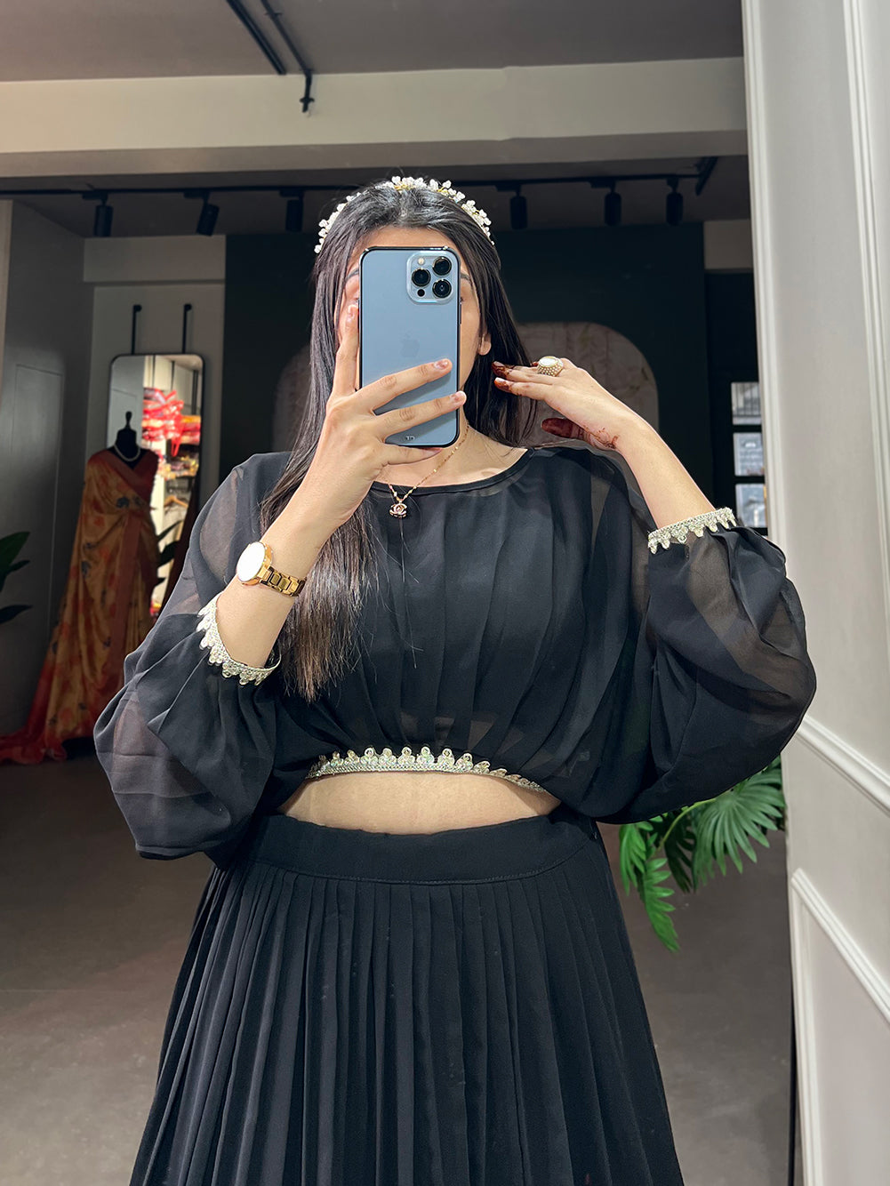 Georgette Co-ord Set, Embroidered Lehenga Set, Sequin Co-ord Set, Stitched Co-ord Set, Party Wear Co-ord, Traditional Coord Set, Designer Coord Collection, Canvas Flair Lehenga, Indian Co-ord Set, Lehenga with Top, 3.5 Meter Flare Lehenga, Lace Border Top, Lightweight Coord Set, Ethnic Coord Outfit