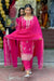 Designer Chinon Sequin-Embroidered Suit | Party-Wear Salwar Kameez Drape Dress