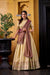 Creamy Yellow Royal Dupion Silk Zari Weaving Lehenga Choli Set