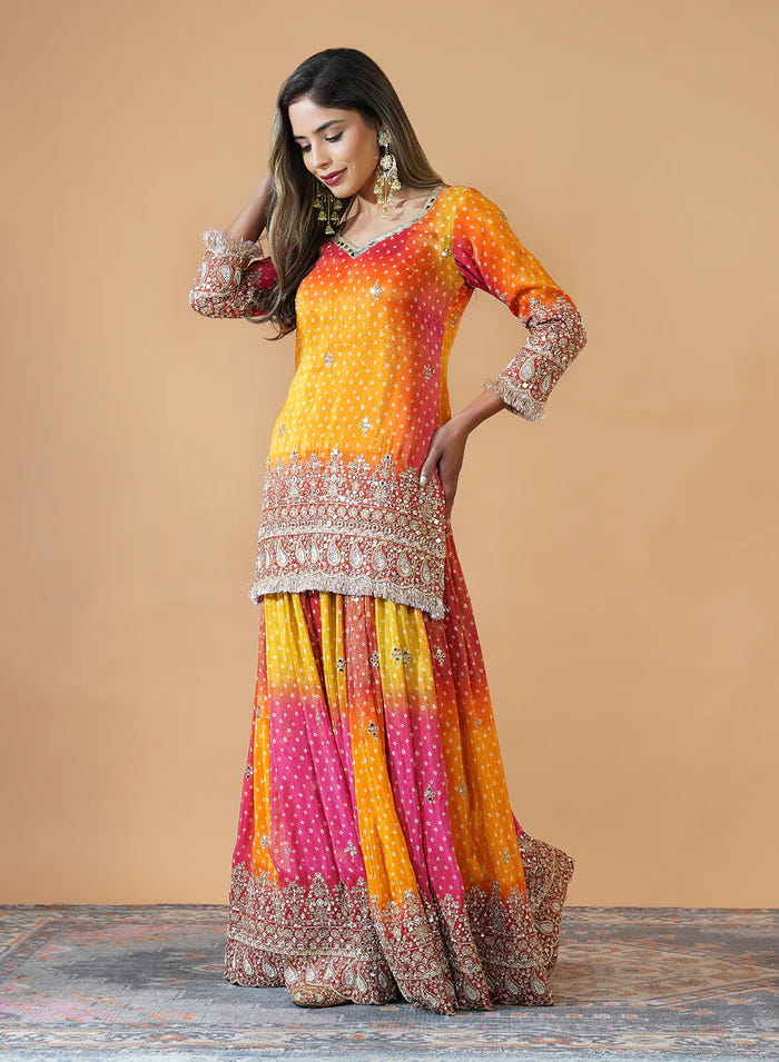 Heer Sharara Set