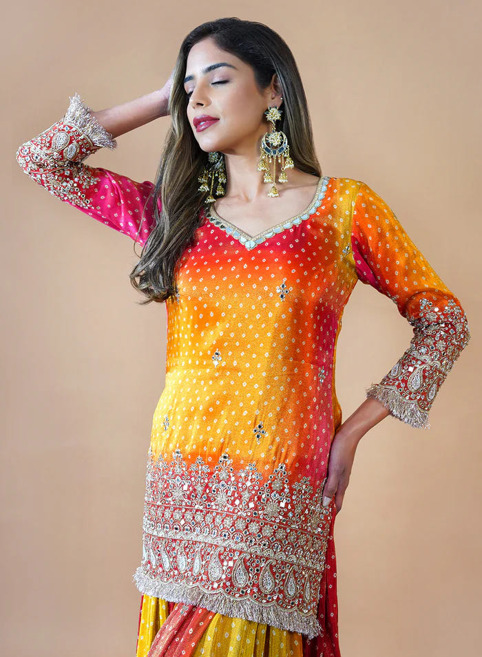 Heer Sharara Set