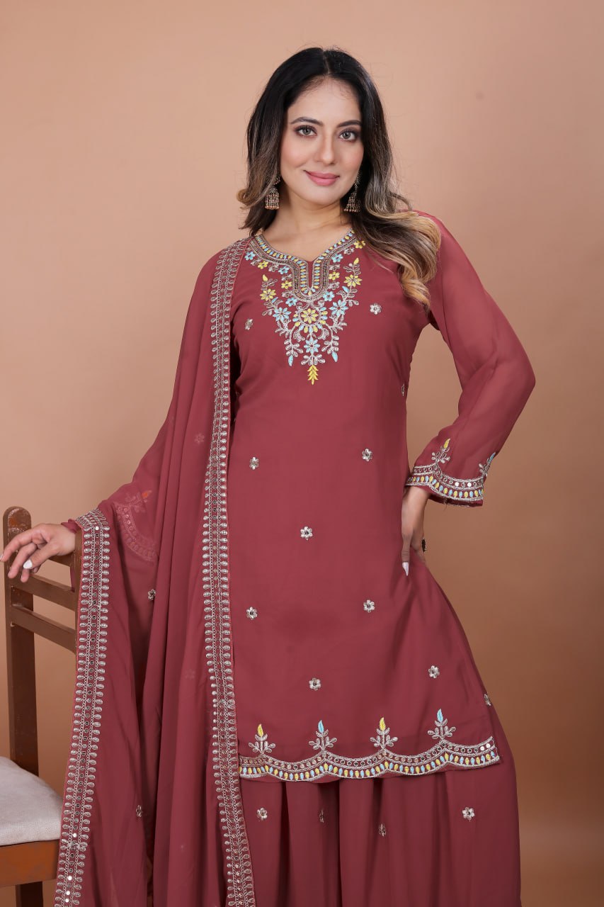 KURTI WITH SHARARA 