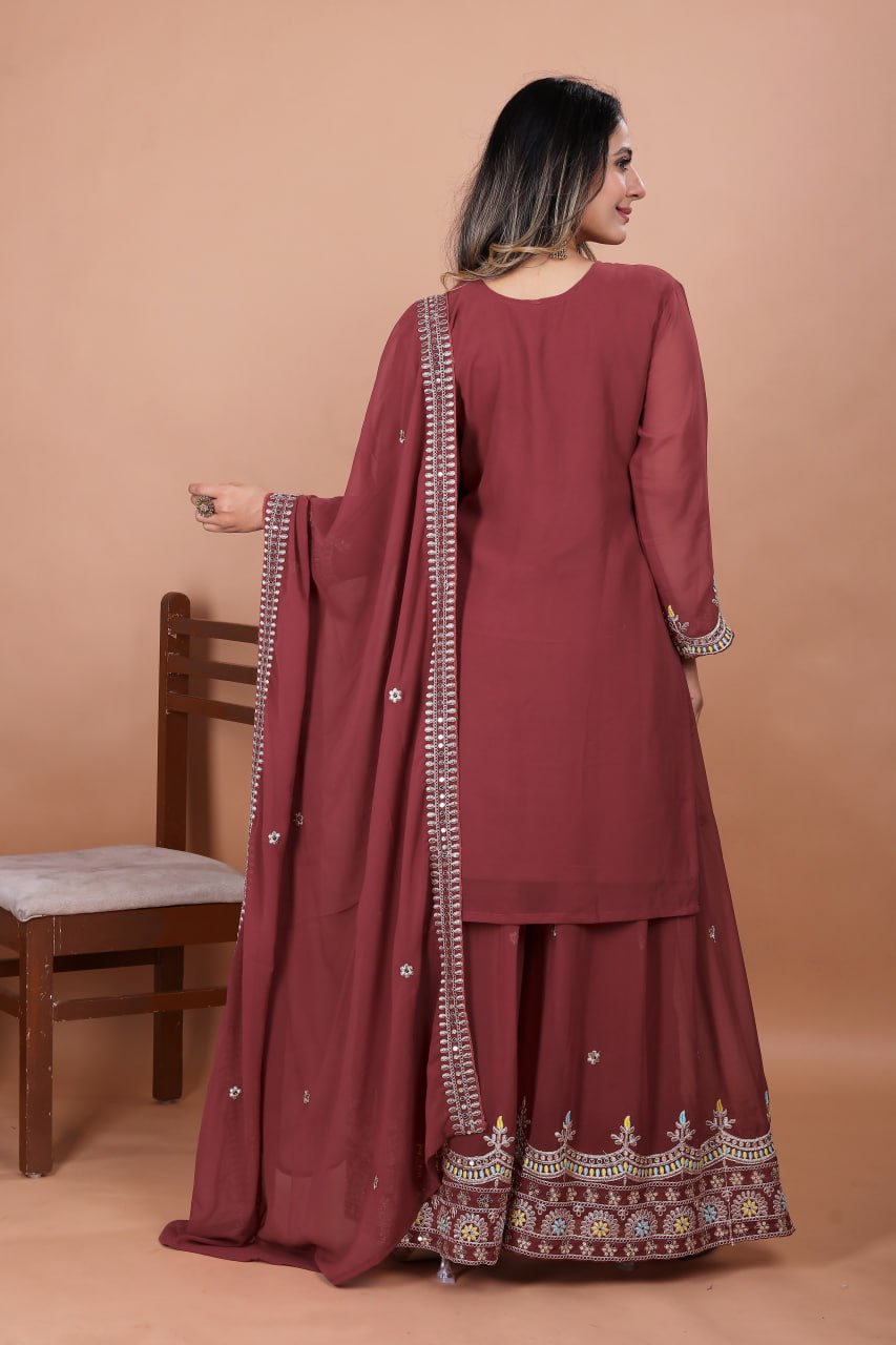 KURTI WITH SHARARA 