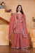 Pink Designer Fox Georgette Sequins Embroidered Sharara Suit