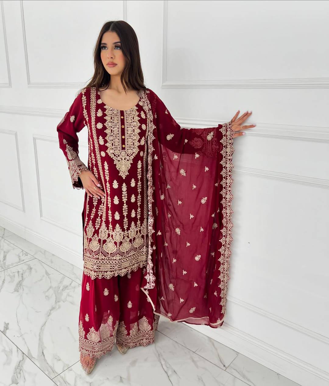 Sharara Set with Dupatta 