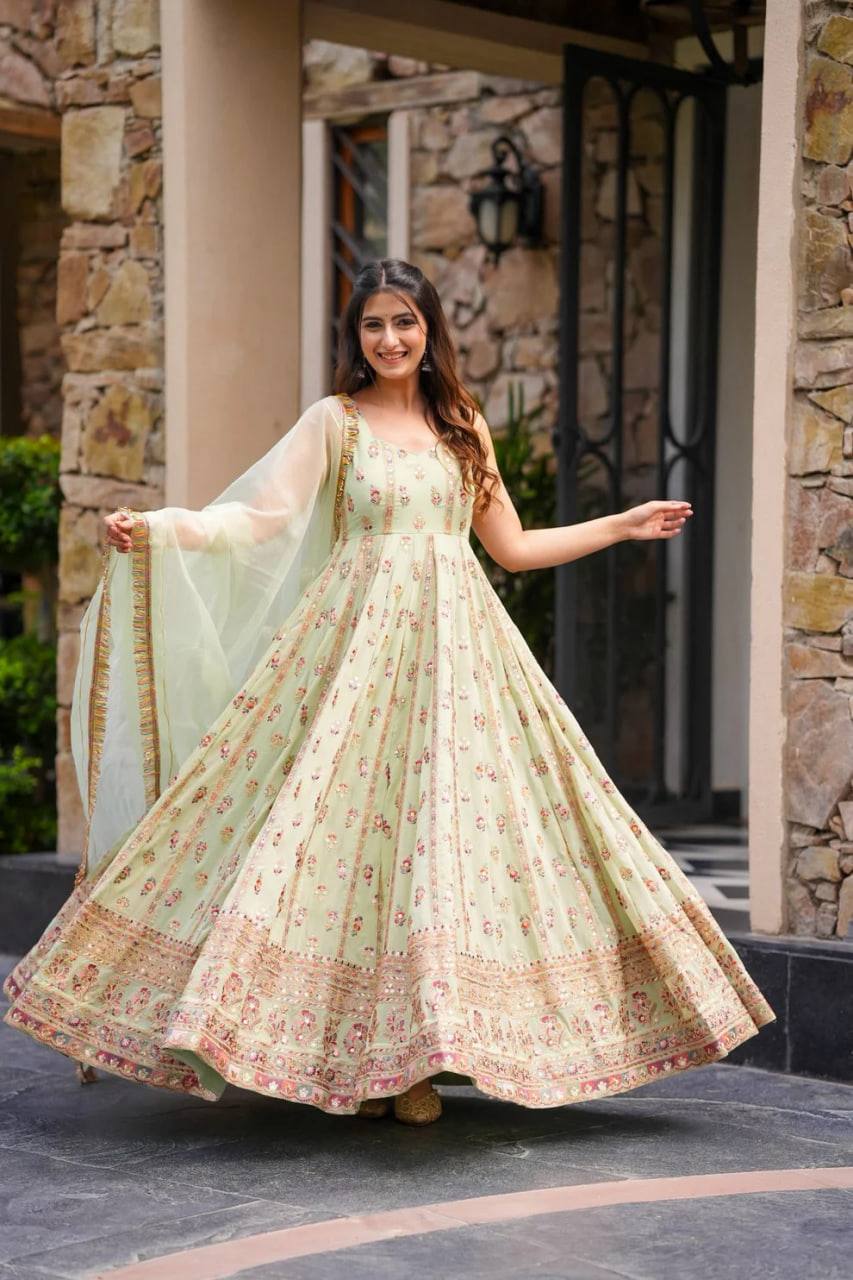 Thread Work Gown