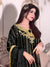 Black Designer Chinon Silk Plazzo Long Top and Dupatta For Party Wear