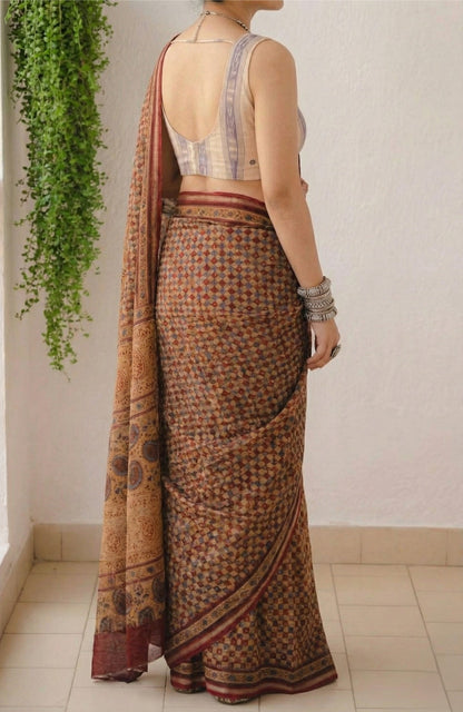 brown-soft-mulmul-cotton-digital-print-saree-with-banglori-blouse-01