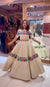 Cream Kora Cotton Mirror Work Lehenga with Gamthi Embroidery Blouse