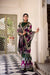 Green Polyester Viscose Chanderi Saree with Printed Temple Border
