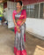 Grey Traditional Kanchipuram Silk Saree with Weaving Design Border Blouse