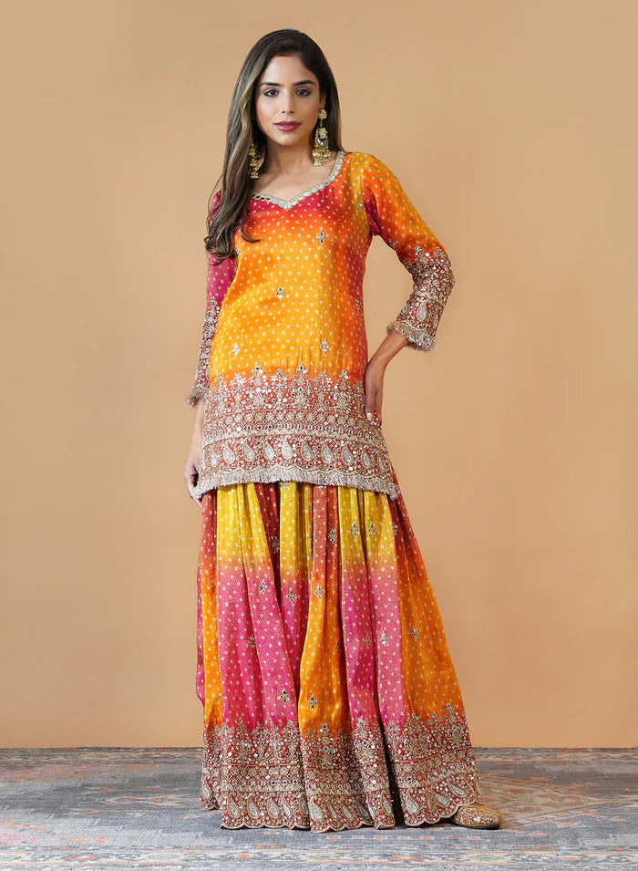 Heer Sharara Set