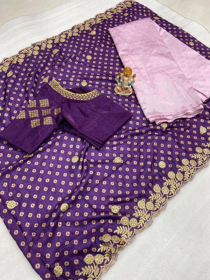 Light Pink Kanchipuram Silk Lehenga Choli with Zari Weaving Dupatta