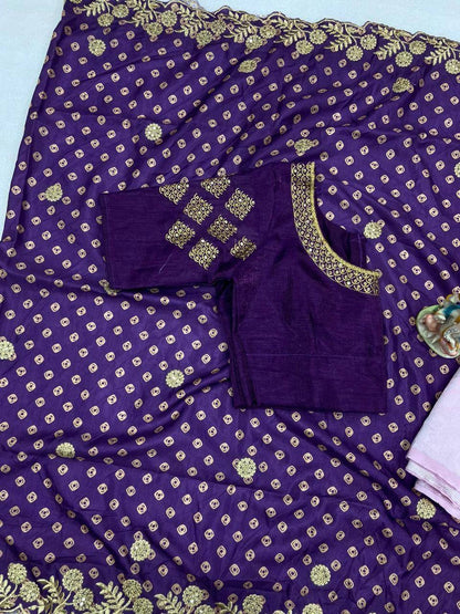 Light Pink Kanchipuram Silk Lehenga Choli with Zari Weaving Dupatta