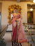 Light Pink Tissue Shimmer Saree with Zari Weaving & Sequins Lace Border