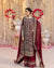 Maroon Designer Faux Georgette Chain Palazzo suit Dupatta For Party Wear