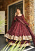 Maroon Designer Heavy Crunchy Silk Top Bottom and Dupatta For Party Wear