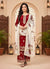 Maroon Designer Pure Fendi Silk Plazzo Top and Dupatta For Party Wear