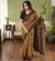 Mustard Mulmul Cotton Digital Print Saree with Banglori Blouse