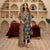 Navy Blue Designer Faux Georgette Palazzo Top and Dupatta For Party Wear