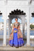 Blue Paithani Traditional Lehenga Choli with Dupatta & Zari Weaving