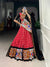 Cotton Mirror Gamthi Lehenga Choli Set for Navratri