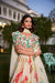 Floral Print Georgette Lehenga Choli Set with Dupatta