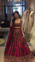 Tabby Organza Sequin Lehenga Choli with Lace Dupatta – 3 Mtr Flair