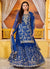 Designer Fox Georgette Sequin-Embroidered Lehenga Suit | Party Wear Drape Dress