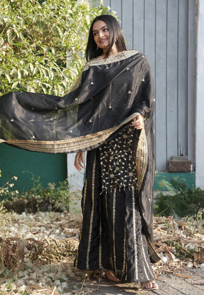 Designer Chinon Lehenga Suit with Heavy Sequin Embroidery Work – Festive & Wedding Wear