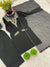 Elegant Embroidered Straight Suit Set with Handcrafted Dupatta