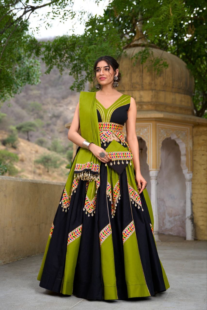 Awesome Cotton Ready to Wear Chaniya Choli for Navratri